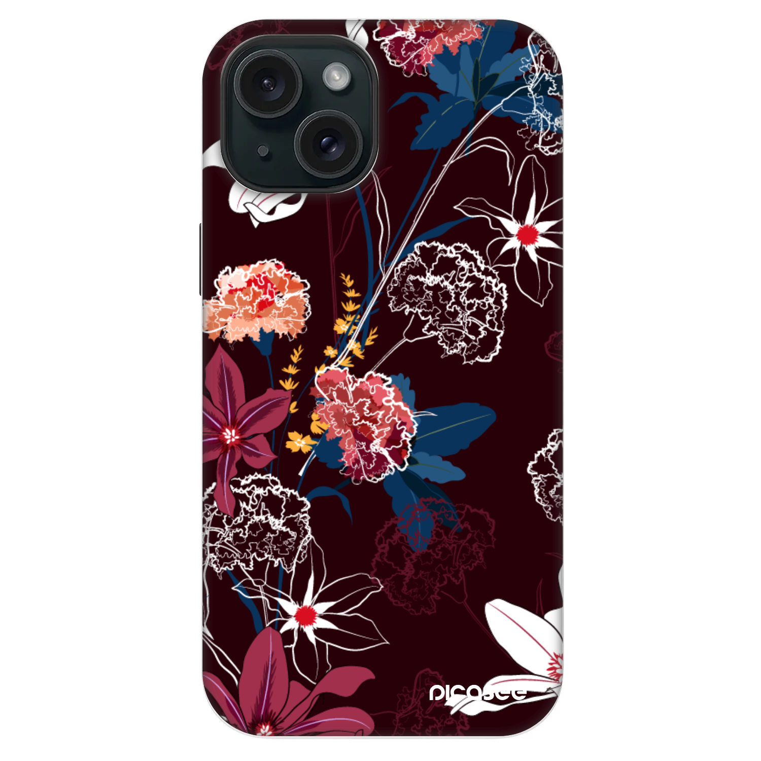 Picasee Fashion Case MagSafe za Apple iPhone 14 - Dark Meadow