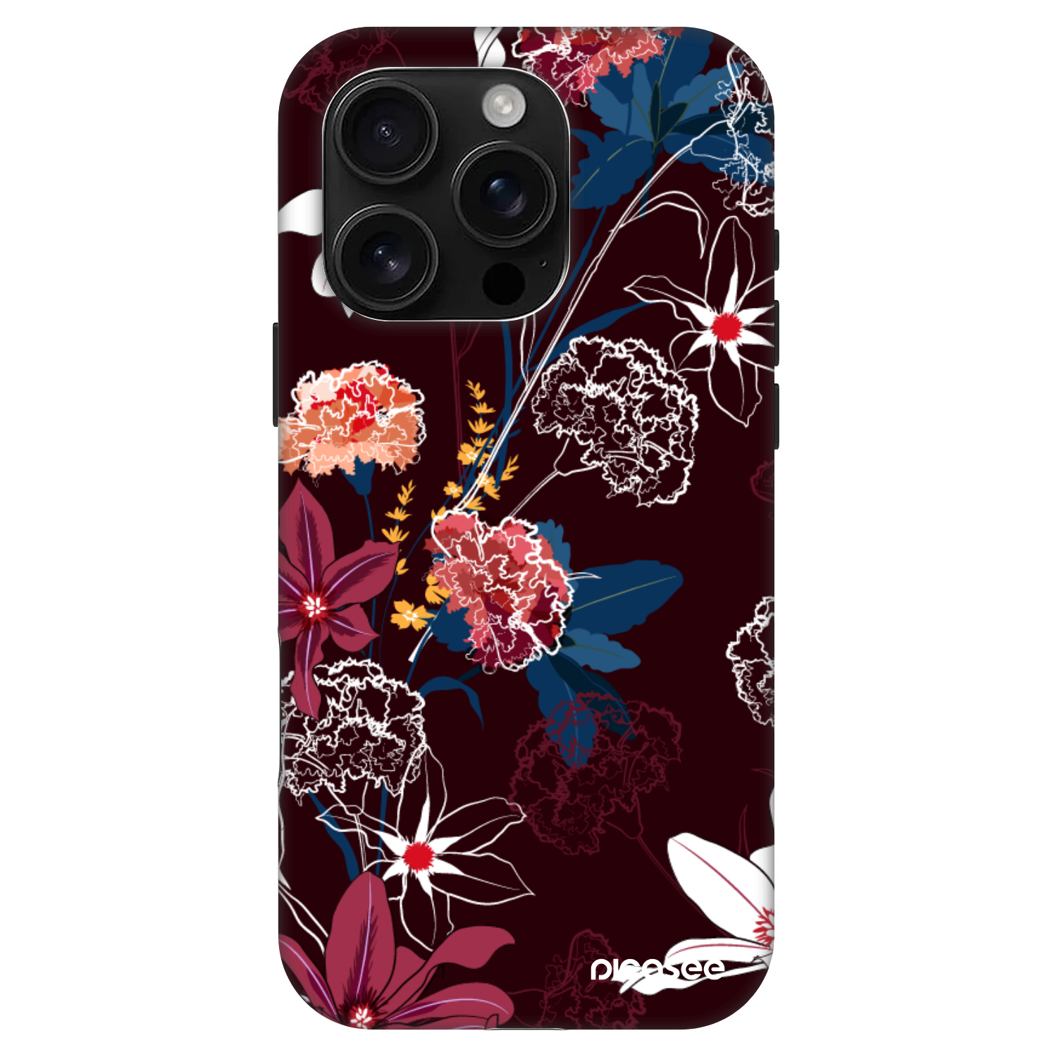 Picasee Fashion Case MagSafe za Apple iPhone 16 Pro - Dark Meadow