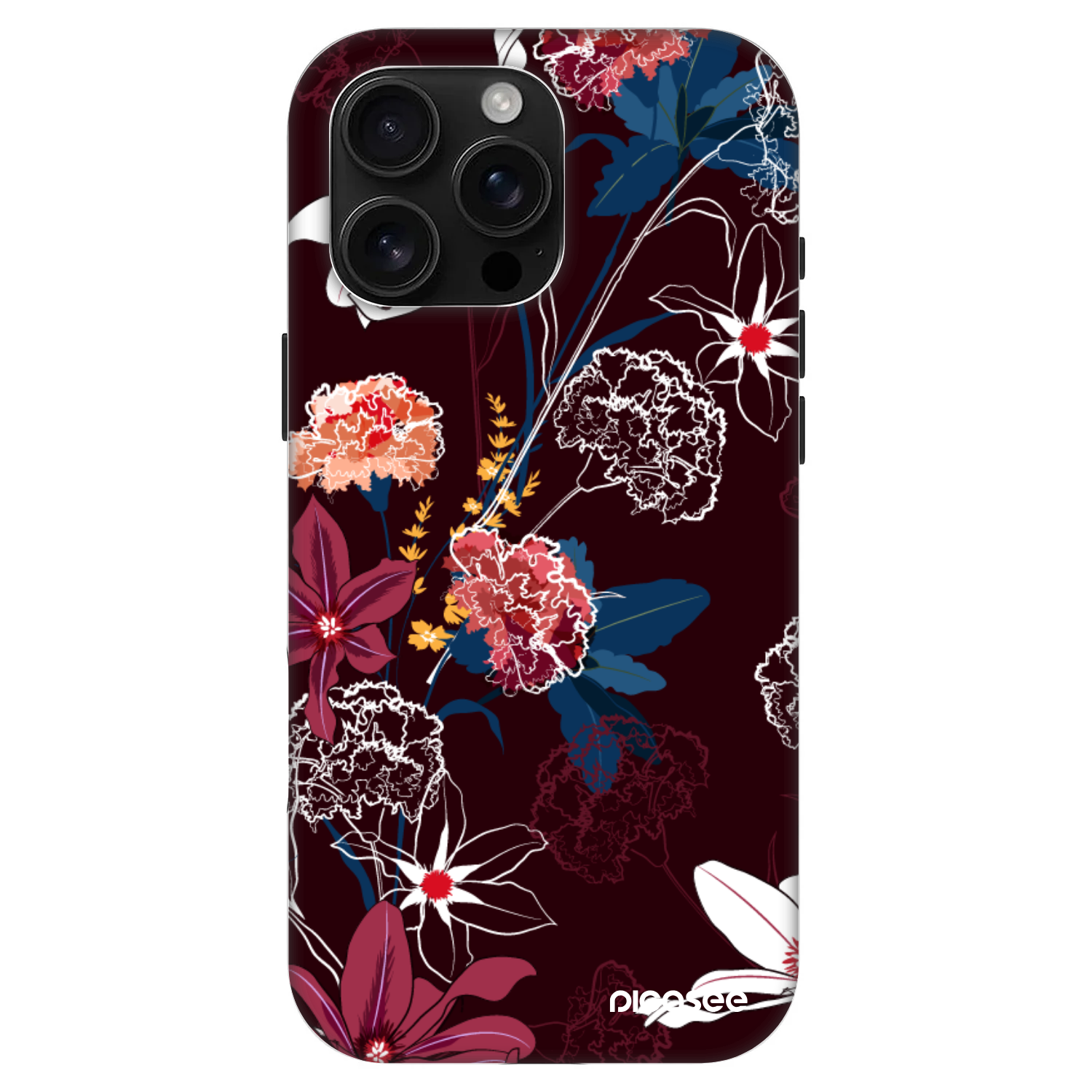 Picasee Fashion Case MagSafe za Apple iPhone 16 Pro Max - Dark Meadow