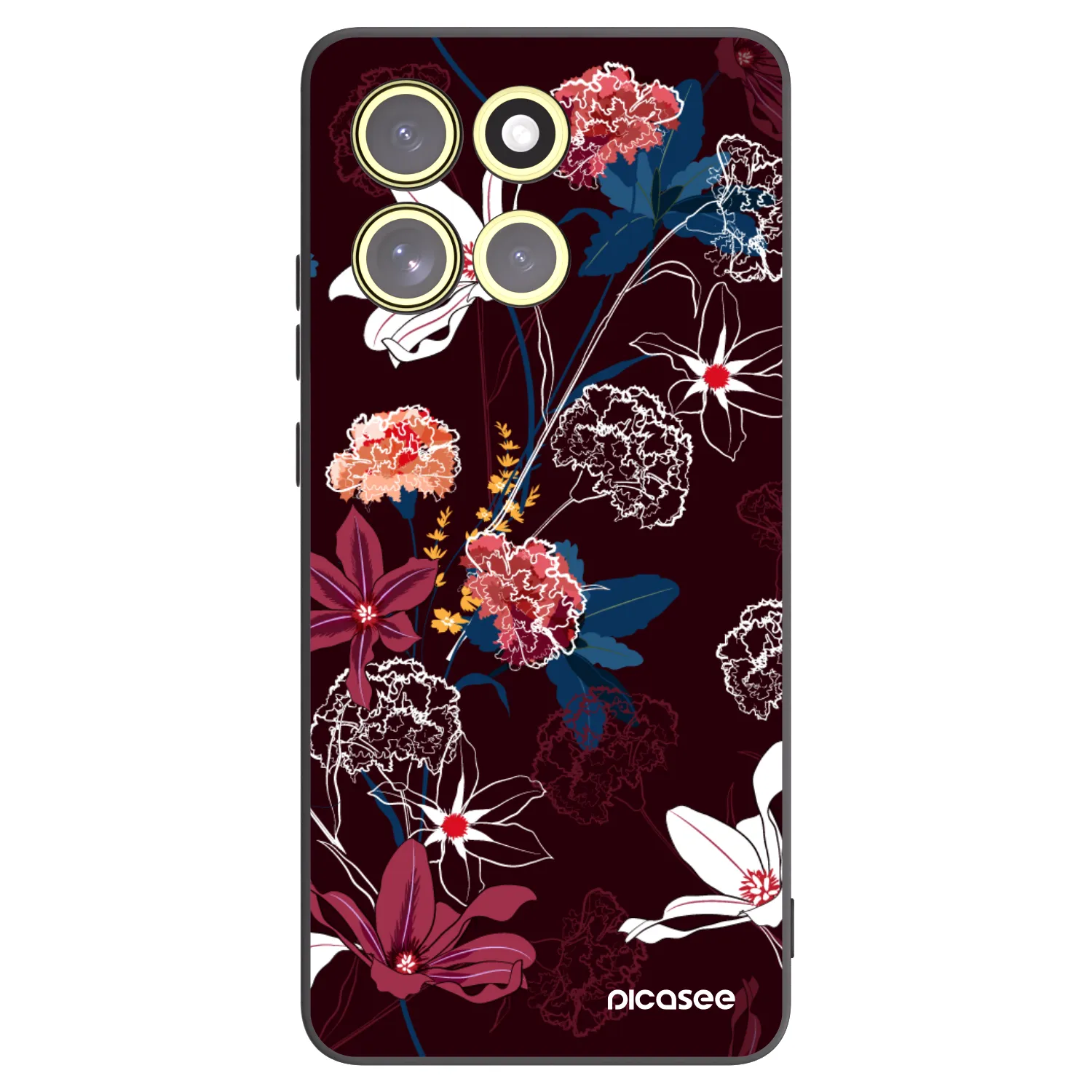 Picasee silikonski črni ovitek za Motorola Moto G86 5G - Dark Meadow