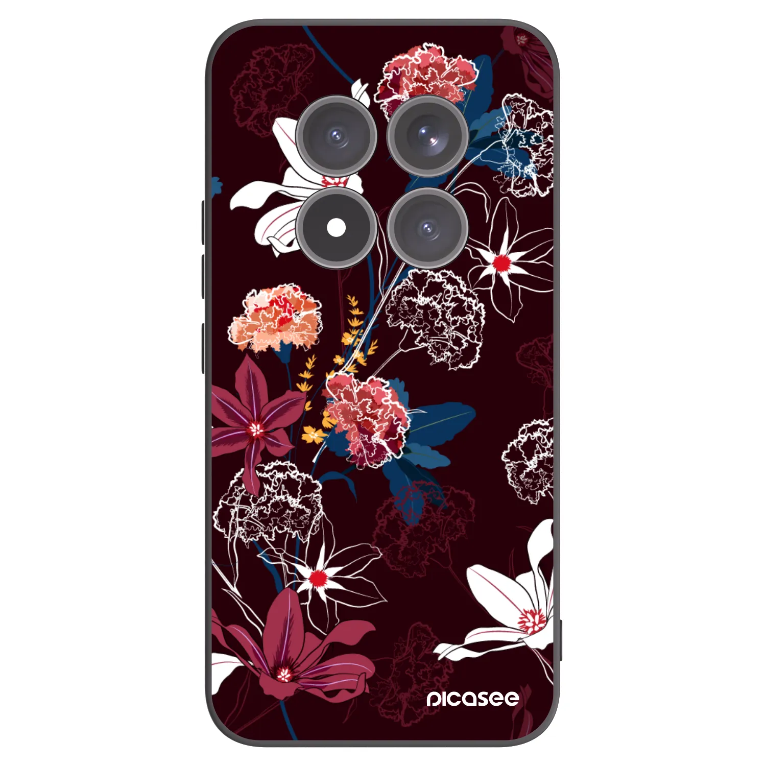 Picasee silikonski črni ovitek za Xiaomi Redmi Note 15 Pro+ - Dark Meadow