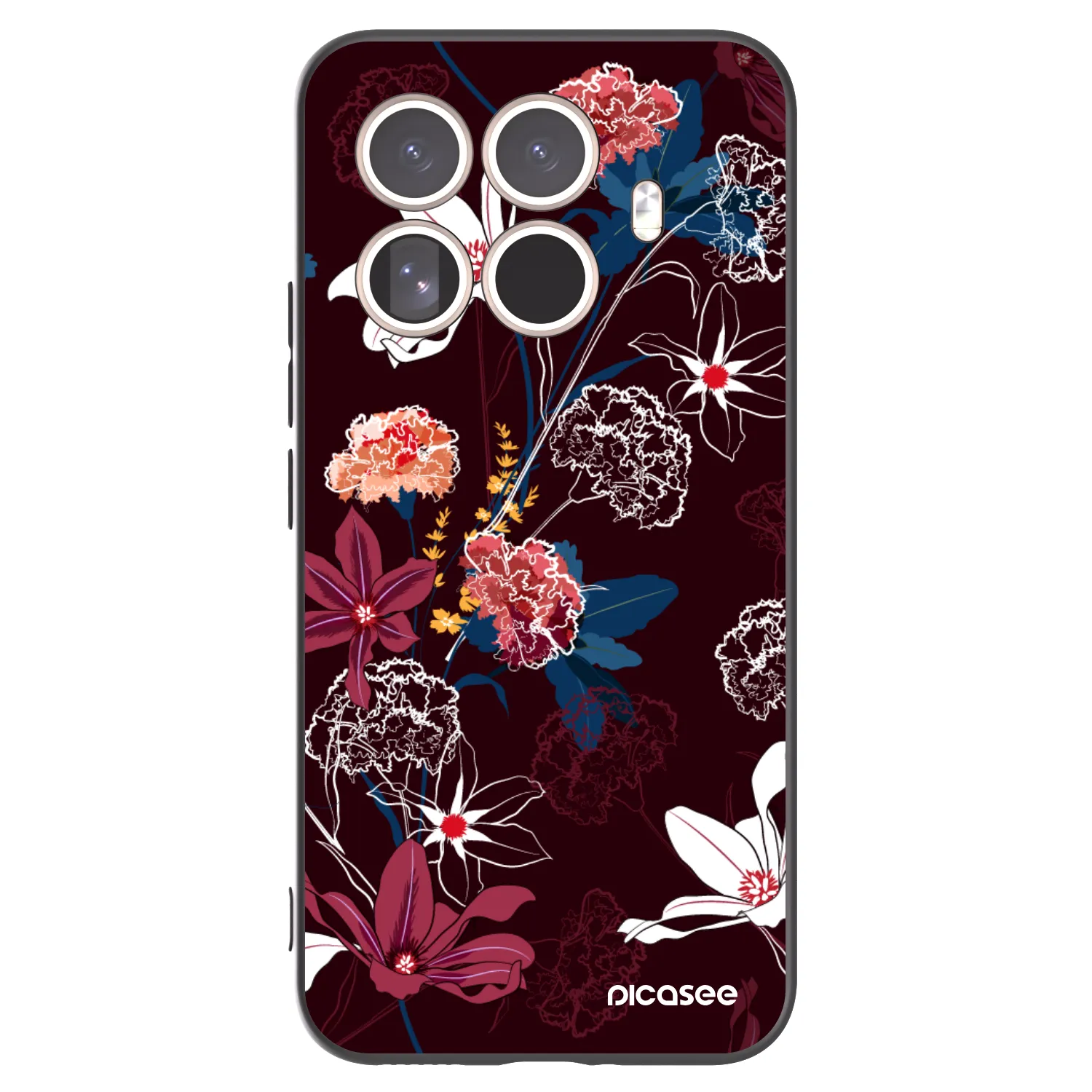 Picasee silikonski črni ovitek za Xiaomi 15T Pro - Dark Meadow