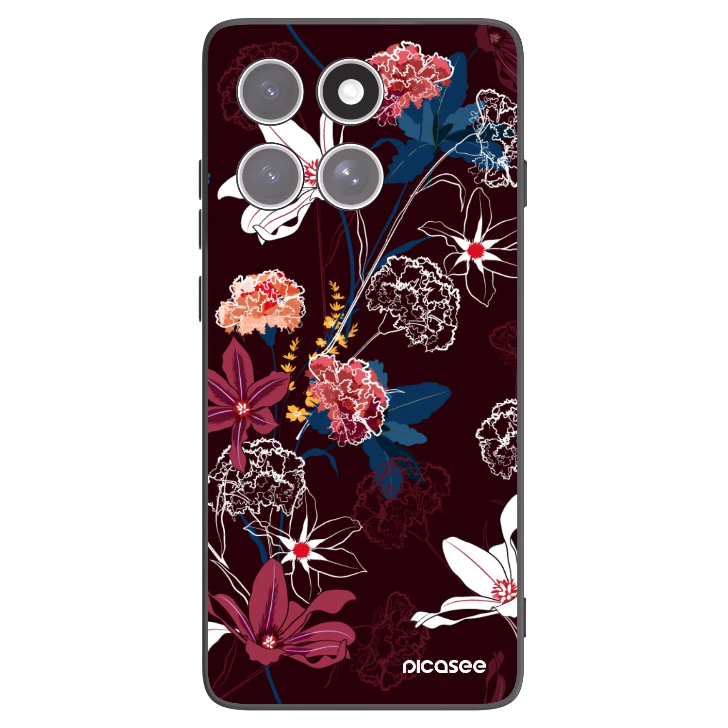 Picasee silikonski črni ovitek za Motorola Edge 60 Fusion - Dark Meadow