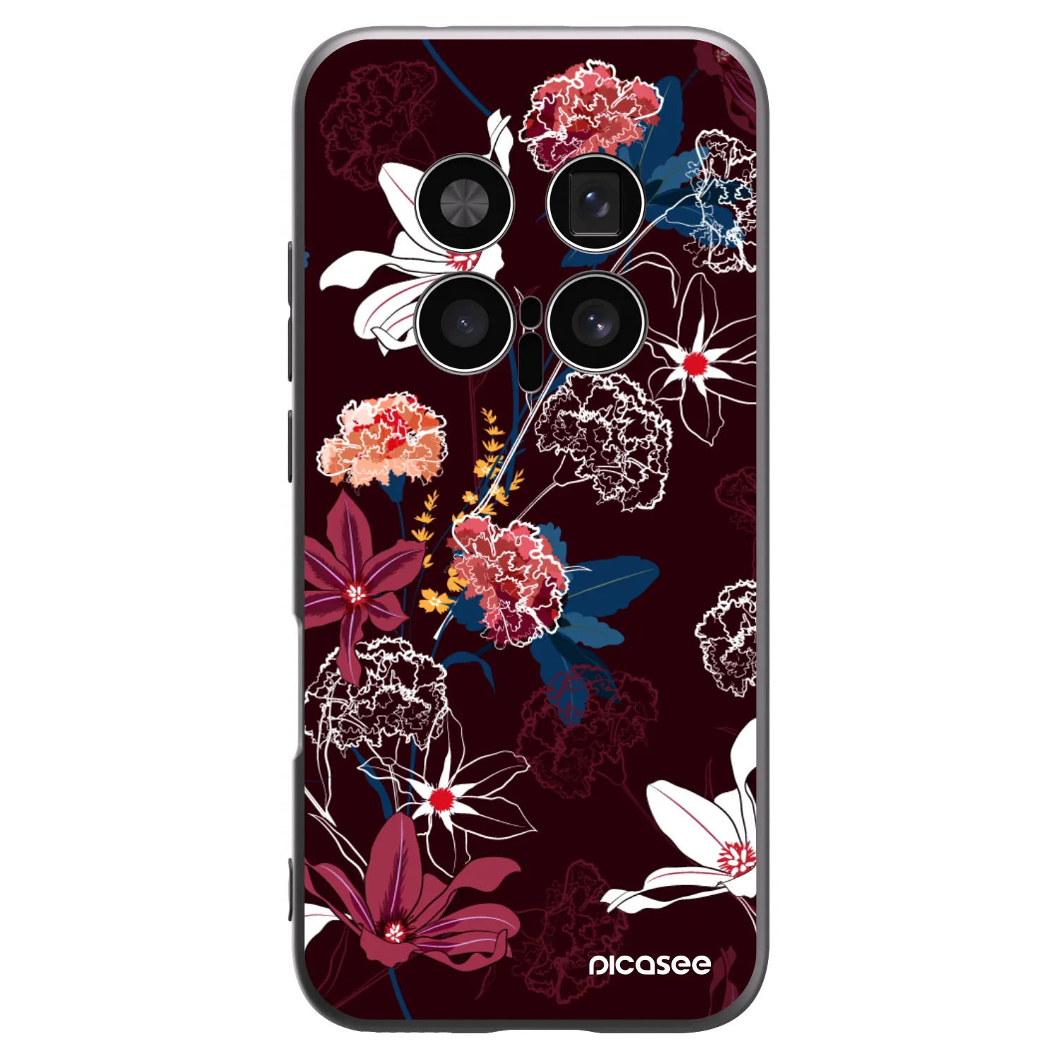 Picasee silikonski črni ovitek za Honor Magic8 Pro 5G - Dark Meadow