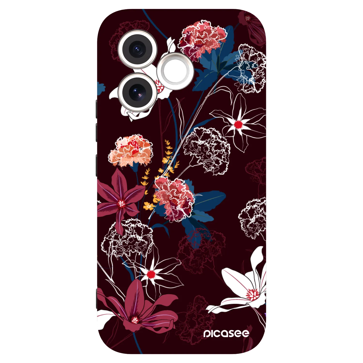 Picasee silikonski črni ovitek za Honor 600 Lite - Dark Meadow