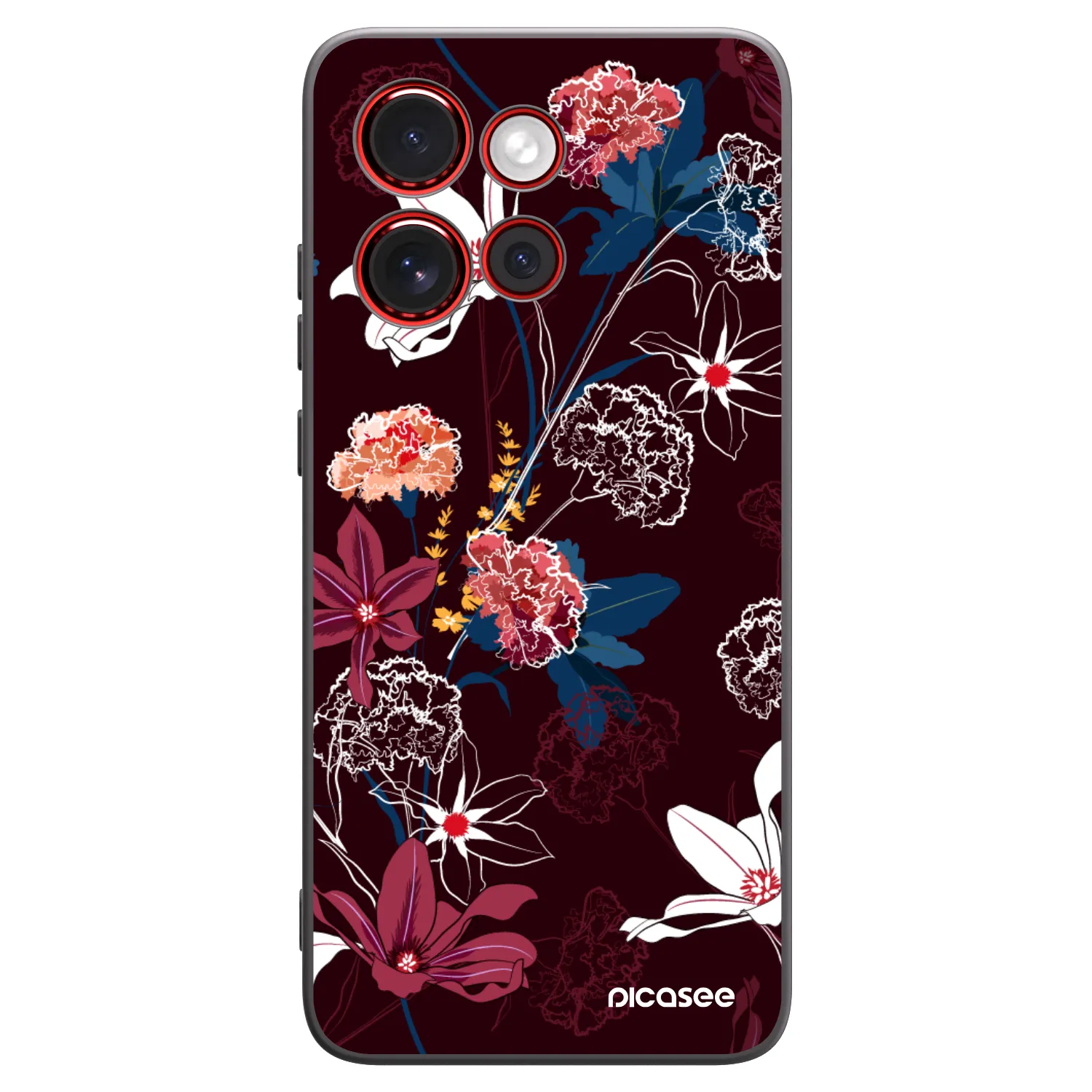 Picasee silikonski črni ovitek za Motorola Edge 60 Neo 5G - Dark Meadow