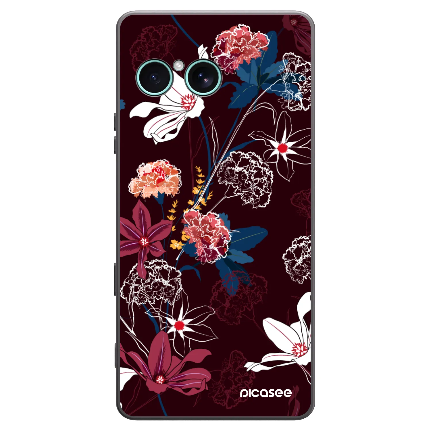 Picasee silikonski črni ovitek za Sony Xperia 10 VII - Dark Meadow