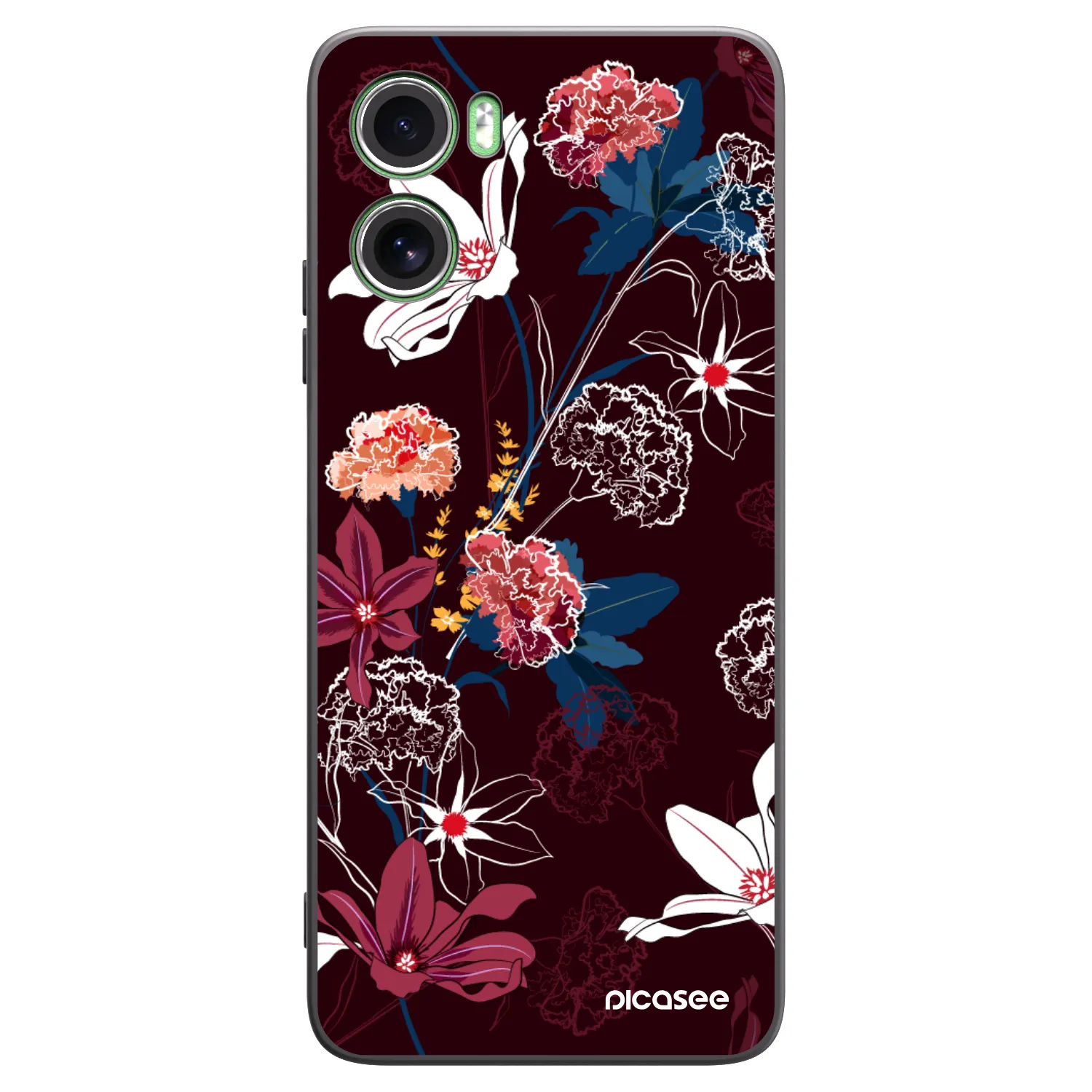 Picasee silikonski črni ovitek za Motorola Moto G06 - Dark Meadow