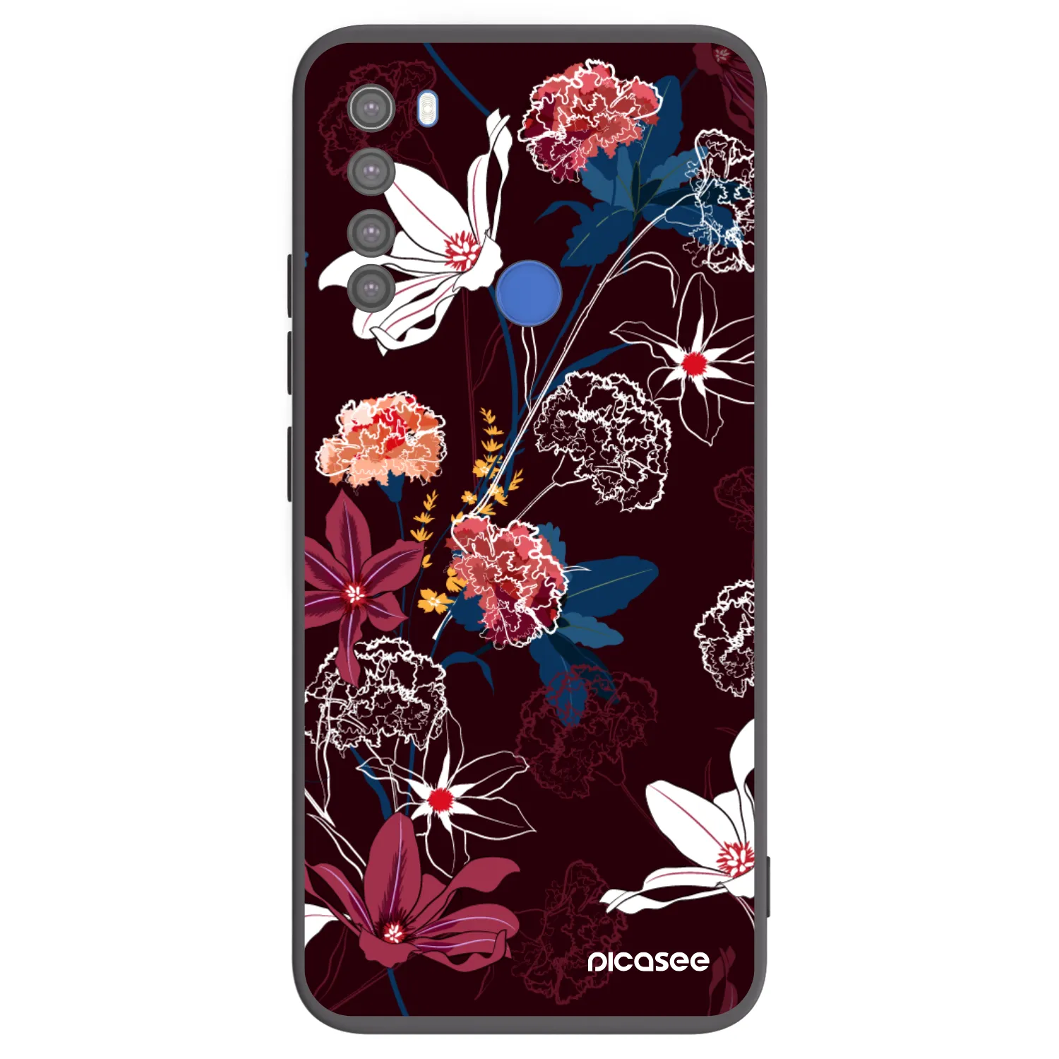 Picasee silikonski črni ovitek za Xiaomi Redmi Note 8T - Dark Meadow