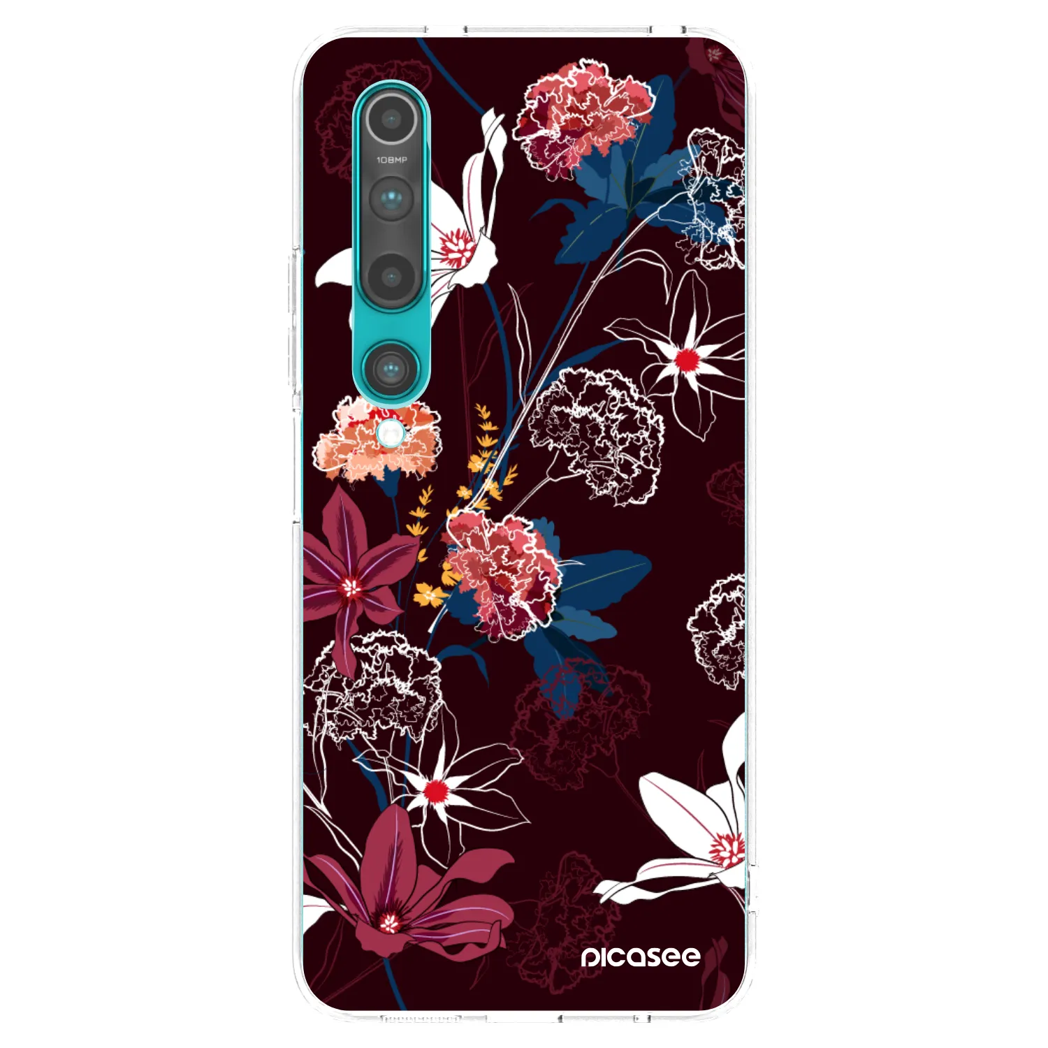 Picasee silikonski prozorni ovitek za Xiaomi Mi 10 - Dark Meadow