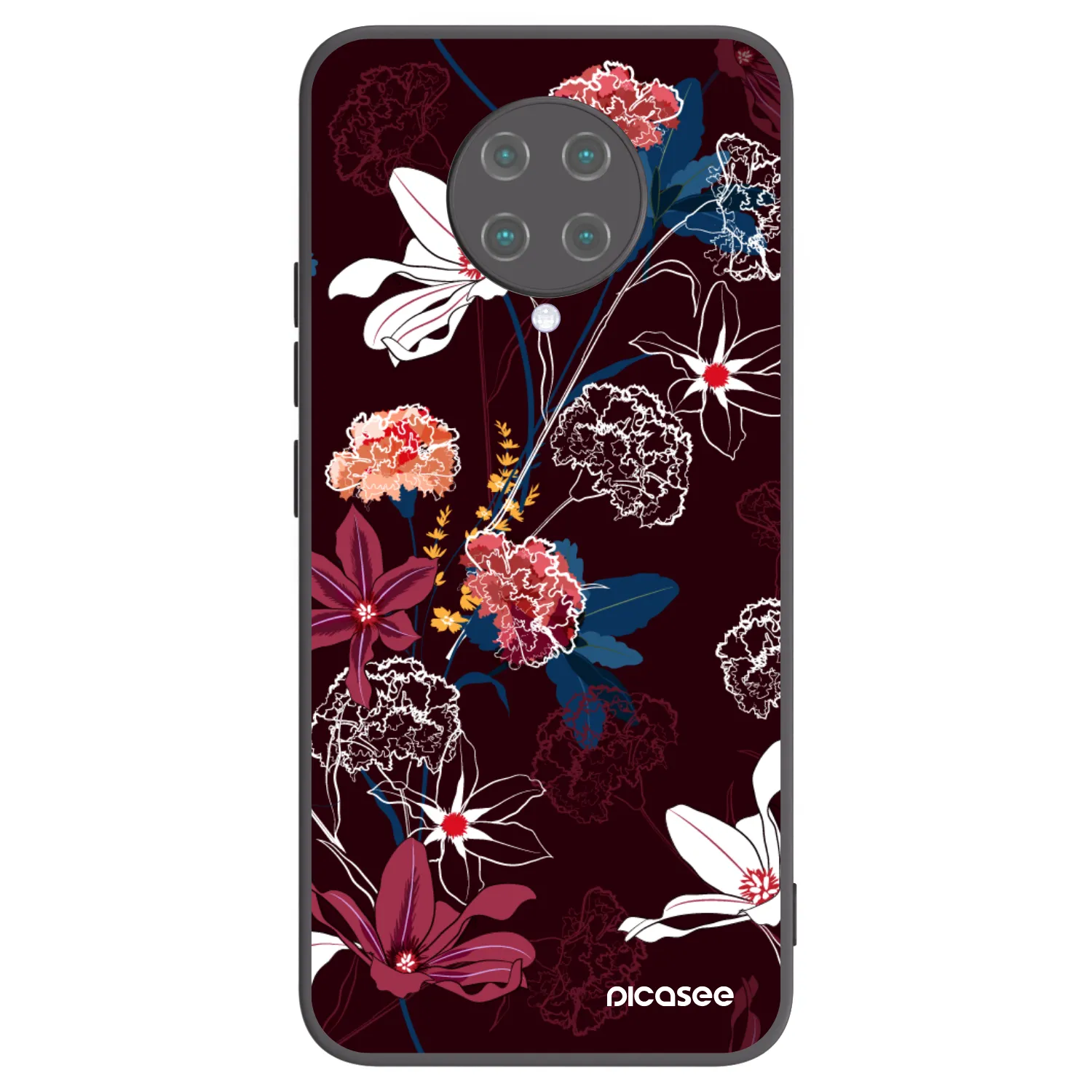 Picasee silikonski črni ovitek za Xiaomi Poco F2 Pro - Dark Meadow