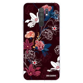 Picasee silikonski prozorni ovitek za Xiaomi Redmi 9 - Dark Meadow