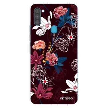 Picasee silikonski prozorni ovitek za Samsung Galaxy M11 - Dark Meadow