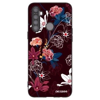 Picasee silikonski črni ovitek za Realme 6i - Dark Meadow