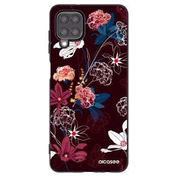 Picasee silikonski črni ovitek za Samsung Galaxy A12 A125F - Dark Meadow