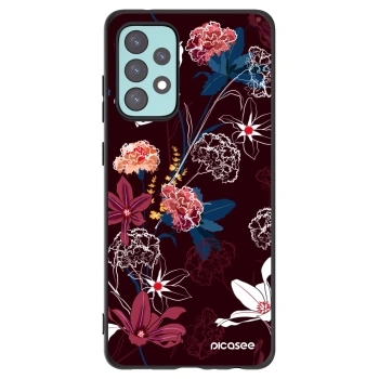 Picasee silikonski črni ovitek za Samsung Galaxy A72 A725F - Dark Meadow