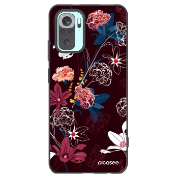 Picasee silikonski črni ovitek za Xiaomi Redmi Note 10 Pro - Dark Meadow