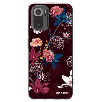 Picasee silikonski prozorni ovitek za Xiaomi Redmi Note 10S - Dark Meadow