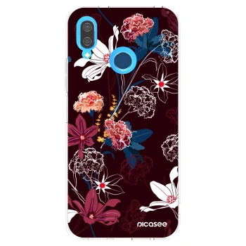 Picasee silikonski prozorni ovitek za Huawei P20 Lite - Dark Meadow