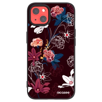 Picasee silikonski črni ovitek za Apple iPhone 13 - Dark Meadow