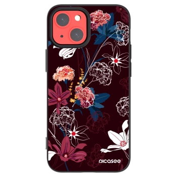 Picasee silikonski črni ovitek za Apple iPhone 13 mini - Dark Meadow