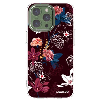 Picasee silikonski prozorni ovitek za Apple iPhone 13 Pro - Dark Meadow