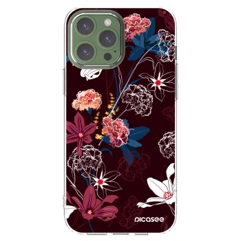 Picasee silikonski prozorni ovitek za Apple iPhone 13 Pro Max - Dark Meadow