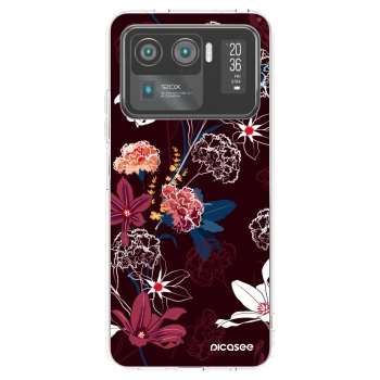 Picasee silikonski prozorni ovitek za Xiaomi Mi 11 Ultra - Dark Meadow
