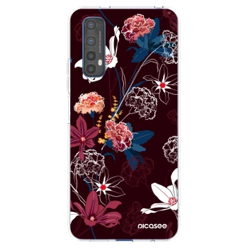 Picasee silikonski prozorni ovitek za Realme 7 - Dark Meadow