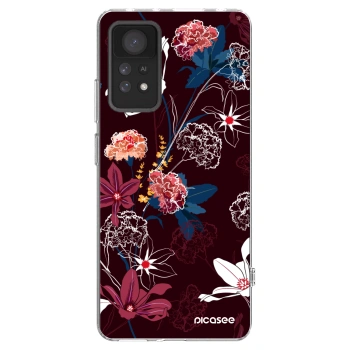 Picasee silikonski prozorni ovitek za Xiaomi Redmi Note 11 Pro 5G - Dark Meadow