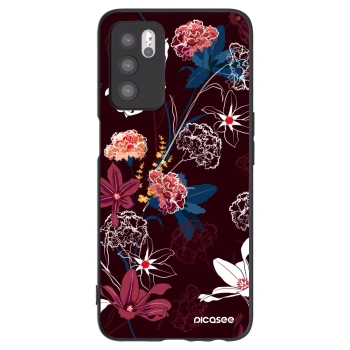 Picasee silikonski črni ovitek za OPPO A16s - Dark Meadow