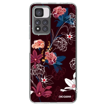 Picasee silikonski prozorni ovitek za Xiaomi Redmi Note 11 Pro+ 5G - Dark Meadow