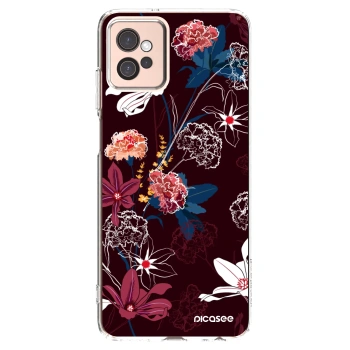 Picasee silikonski prozorni ovitek za Motorola Moto G32 - Dark Meadow