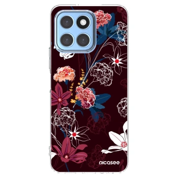 Picasee silikonski prozorni ovitek za Honor X8 5G - Dark Meadow