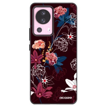 Picasee silikonski črni ovitek za Xiaomi 13 Lite - Dark Meadow