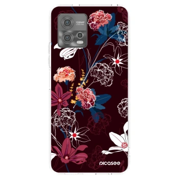 Picasee silikonski prozorni ovitek za Motorola Moto G72 - Dark Meadow