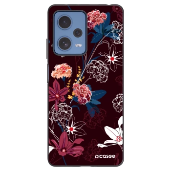 Picasee silikonski črni ovitek za Xiaomi Redmi Note 12 Pro 5G - Dark Meadow