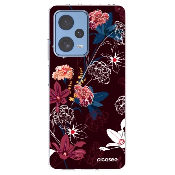 Picasee silikonski prozorni ovitek za Xiaomi Redmi Note 12 Pro 5G - Dark Meadow