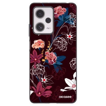 Picasee silikonski črni ovitek za Xiaomi Redmi Note 12 Pro+ 5G - Dark Meadow