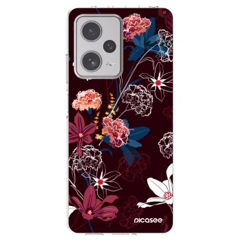 Picasee silikonski prozorni ovitek za Xiaomi Redmi Note 12 Pro+ 5G - Dark Meadow