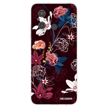 Picasee silikonski prozorni ovitek za Xiaomi Redmi 12C - Dark Meadow