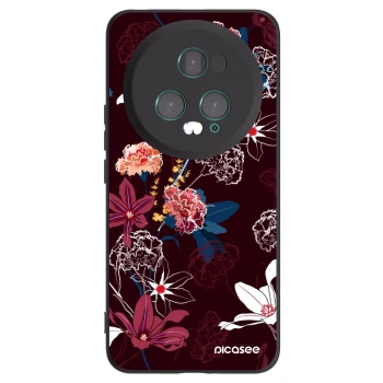 Picasee silikonski črni ovitek za Honor Magic5 Pro - Dark Meadow