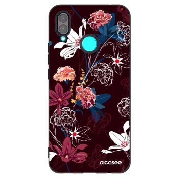 Picasee silikonski črni ovitek za Huawei Nova 3 - Dark Meadow