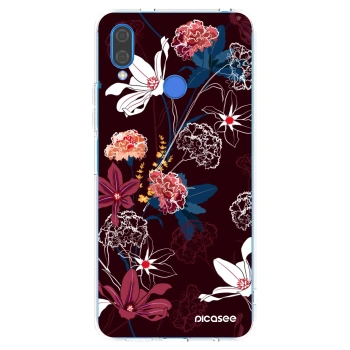 Picasee silikonski prozorni ovitek za Huawei Nova 3i - Dark Meadow