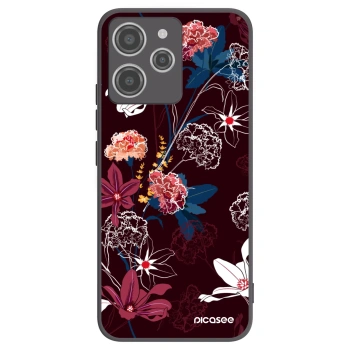Picasee silikonski črni ovitek za Xiaomi Redmi 12 4G - Dark Meadow