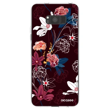 Picasee silikonski prozorni ovitek za Samsung Galaxy S8 G950F - Dark Meadow