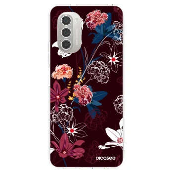 Picasee silikonski prozorni ovitek za Motorola Moto G51 - Dark Meadow