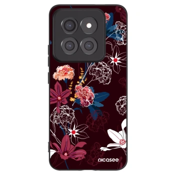 Picasee silikonski črni ovitek za Xiaomi 14 Pro - Dark Meadow