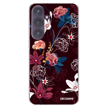 Picasee silikonski prozorni ovitek za Samsung Galaxy S24+ S926B 5G - Dark Meadow