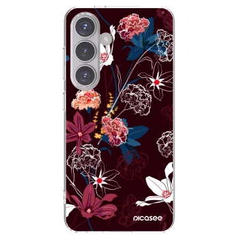 Picasee silikonski prozorni ovitek za Samsung Galaxy S24 S921B 5G - Dark Meadow